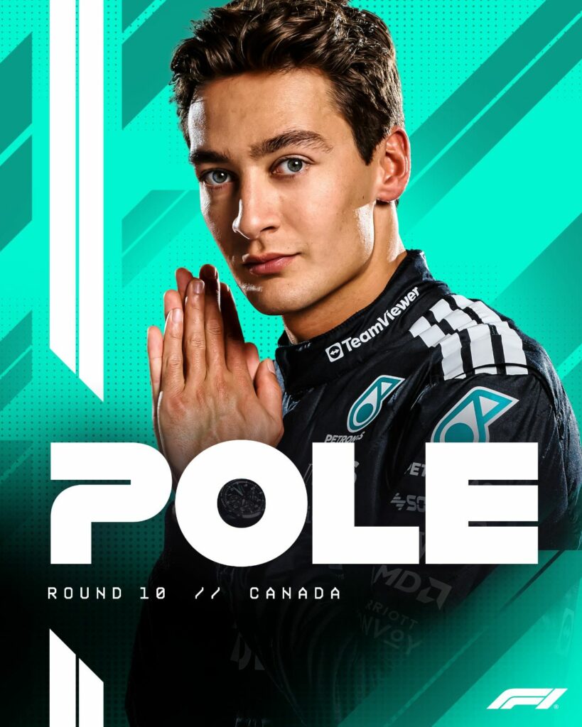 George Russell Pole Position 